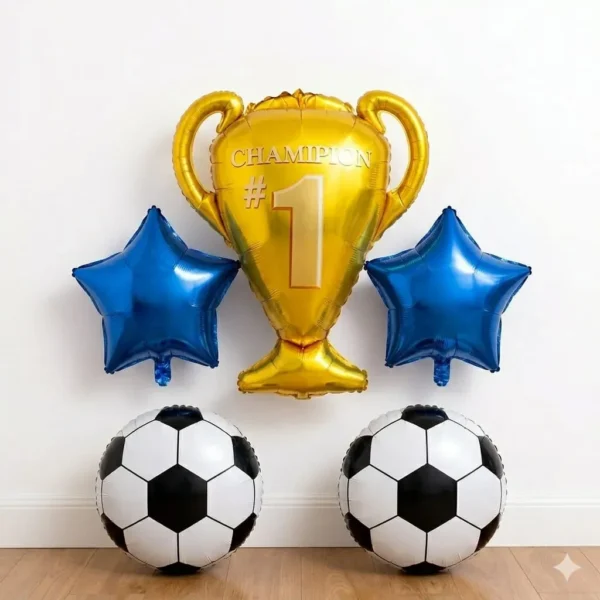 Kit Decoración Equipo Millonarios Fc Globos Cumpleaños Fiesta