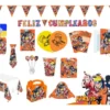 Kit Decoración Piñata Fiesta Infantil Naruto x12 inv