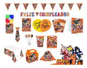 D_NQ_NP_2X_749880-MCO74368458908_022024-F Kit Decoración Piñata Fiesta Infantil Naruto x12 inv