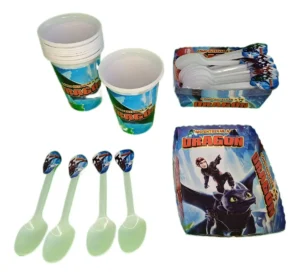 Kit Decoración Infantil Chimuelo 12niños Leer Descripción