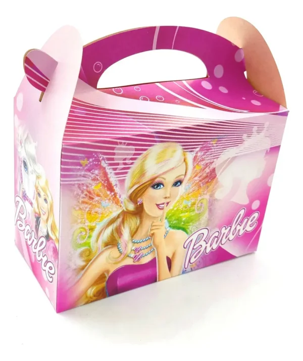 Caja Cajita Feliz Sorpresa X6 Unidades Barbie Girl Niña