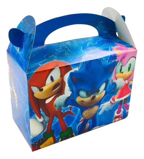 Caja Cajita Feliz Sorpresa X6 Unidades Sonic Niño