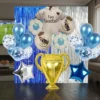 Kit De Decoración Fiestas Temática Real Madrid 24pzas