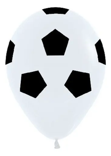 Globos de Látex Balón de Fútbol Dimarlo para Fiesta 50 Unidades de 12"