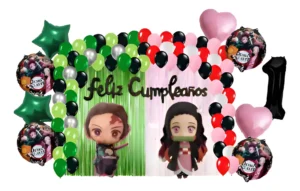 Kit Decoración Tanjiro Y Nezuko Kamado Demon Slayer