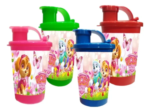 Vaso Pitillo Skye Paw Patrol Sorpresa X12 Termo Alta Calidad