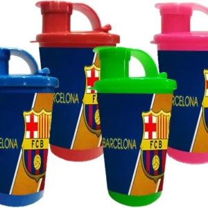Vaso Pitillo Sorpresa Barcelona Fc X6 Termo Fiesta Infantil