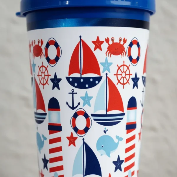 D_NQ_NP_2X_798510-MLA103041639283_122025-F Vaso Pitillo Marinero X15 Termo Sorpresa Fiesta Infantil Azul