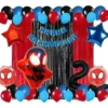 Kit Decoración Spidey Globos Metálicos + Número