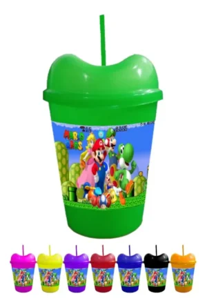 D_NQ_NP_2X_800497-MCO104555492599_012026-F Vaso Pitillo Mario Bros X12 Sorpresa Piñata Regalo Fiesta