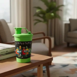 Vaso Pitillo Sorpresa Amongus X12 Termo Fiesta Infantil