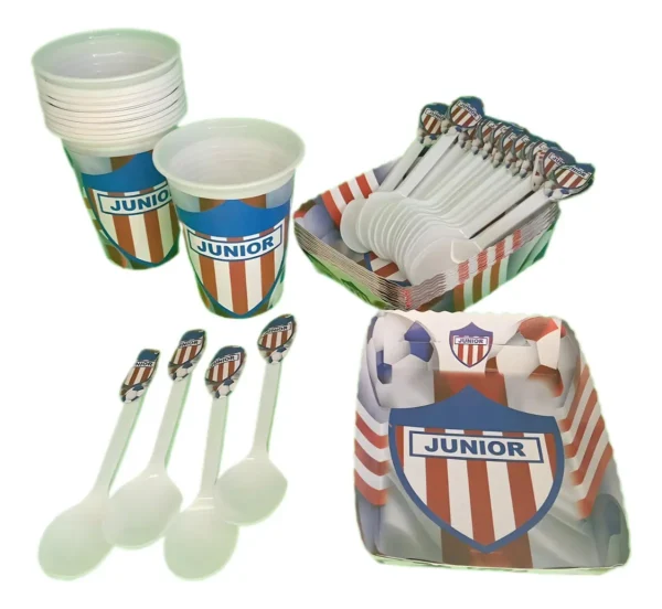 Kit Decoración para Cumpleaños Junior de Cartón Premium