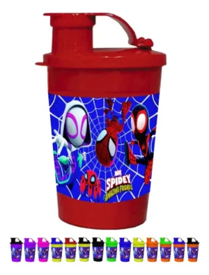 D_NQ_NP_2X_816148-MCO102517222776_122025-F Vaso Pitillo Sorpresa Spidey X6 Vaso Termo Spiderman Bebe
