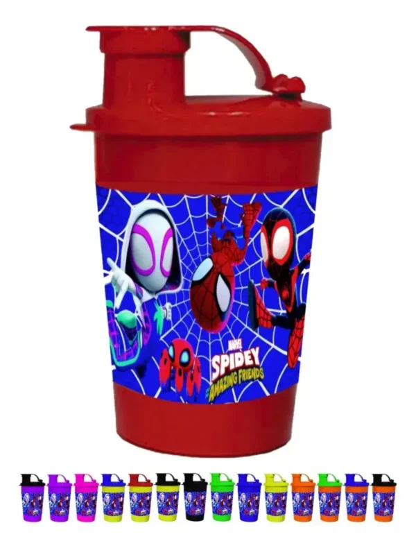 D_NQ_NP_2X_816148-MCO102517222776_122025-F Vaso Pitillo Sorpresa Spidey X6 Vaso Termo Spiderman Bebe