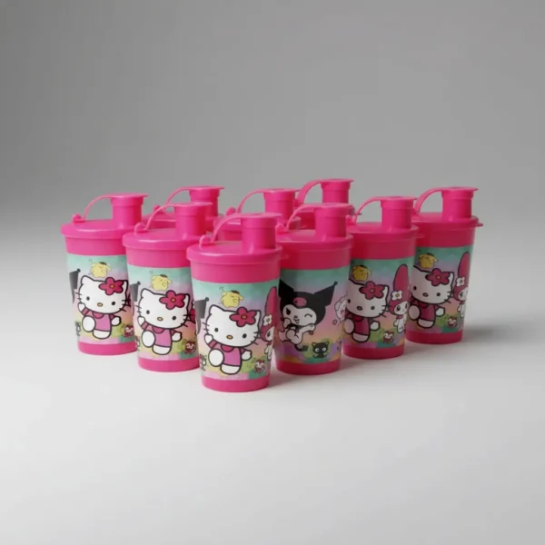 Vaso Pitillo Sorpresa Hello Kitty X12 Termo Fiesta Infantil