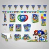 Kit Decoración Piñata Fiesta Infantil Económica Sonic