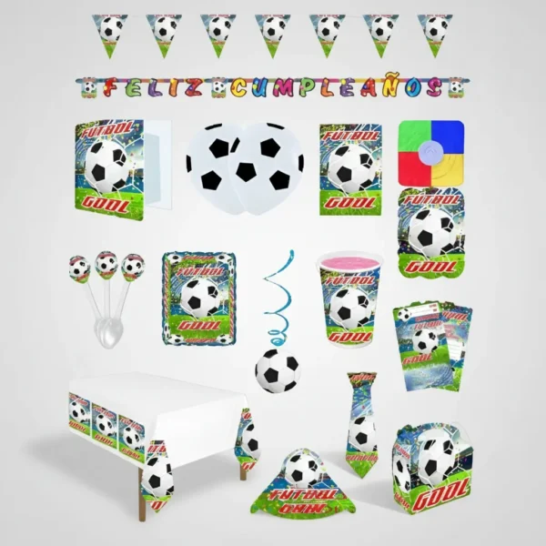 Kit Decoración Piñata Fútbol Económica