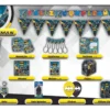 D_NQ_NP_2X_859750-MCO95982112504_102025-F Fiesta Kit Mantel Vela Vaso Platos Decoración Batman Noche