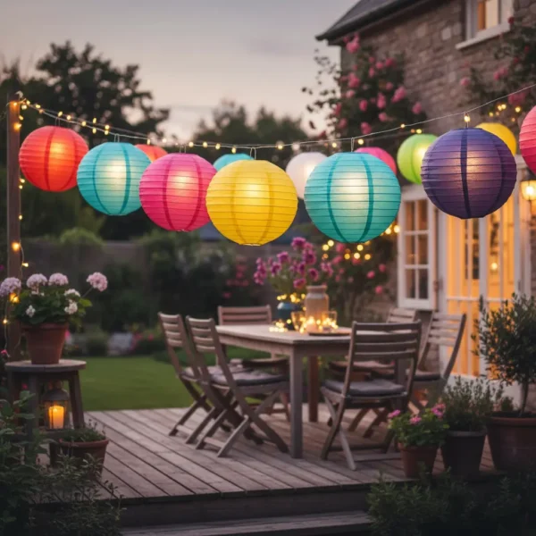 Globos Chinos Decoración Fiestas Hora Loca Eventos 20 Cm