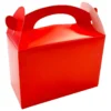 Caja Cajita Feliz Sorpresa X12 Unidades Rojo Unicolor