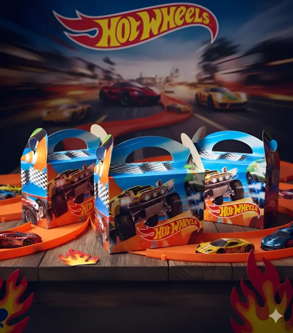 Caja Cajita Feliz Sorpresa X12 Unidades Hot Wheels Carro