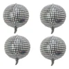 Globos Fiesta Metalizados 4D Forma Disco 50cm Color Brillante X20