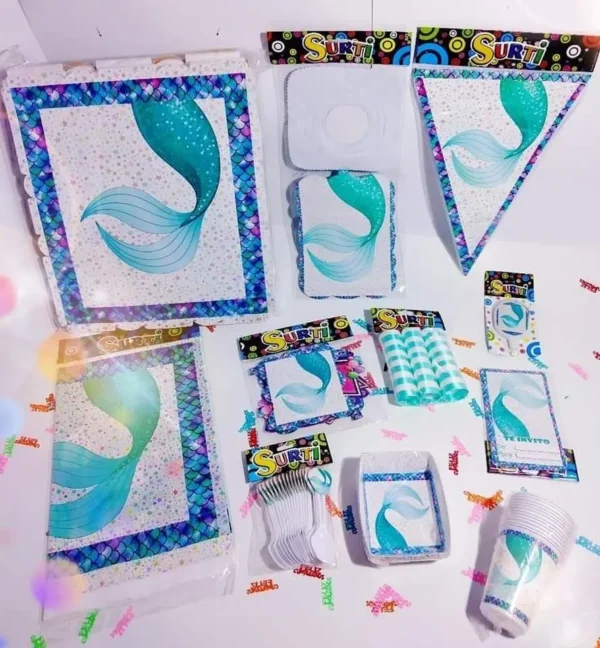 D_NQ_NP_2X_883080-MCO42019159821_052020-F Kit Decoración Piñata Sirena Económica