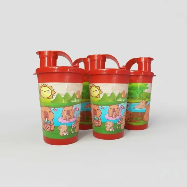 Vaso Pitillo Capibara X12 Termo Sorpresa Fiesta Capybara