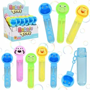 D_NQ_NP_2X_887956-MCO106943777955_022026-F Burbujero Infantil Animales Sorpresas Piñata 24 Und Juguetes