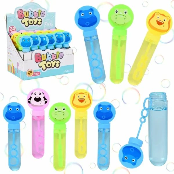 Burbujero Infantil Animales Sorpresas Piñata 24 Und Juguetes