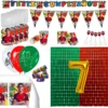 Kit Decoración Fiesta - Cristiano Ronaldo Portugal Cr7 X 36
