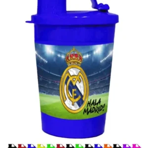 Vaso Pitillo Sorpresa Real Madrid X6 Termo Fiesta Infantil