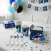 D_NQ_NP_2X_909163-MLA107034886995_022026-F Kit Decoración Astronauta X24 Vasos + Plato + Cuchara