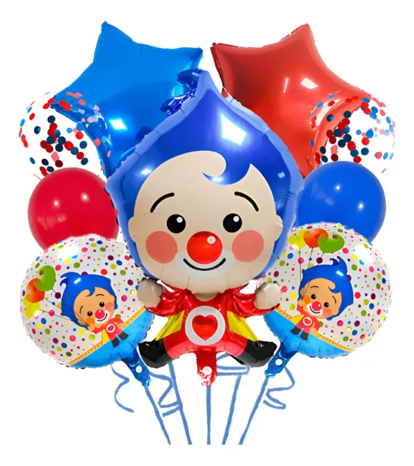 Set de Globos de Látex Premium Plim Plim para Cumpleaños