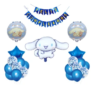 Set Globos Decoración Temática Infantil Cinnamoroll