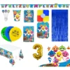 Kit Infantil Decoración Fiesta - Baby Shark X20 Invitados