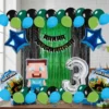 Kit Decoración Minecraft Globos Metálicos + Numero