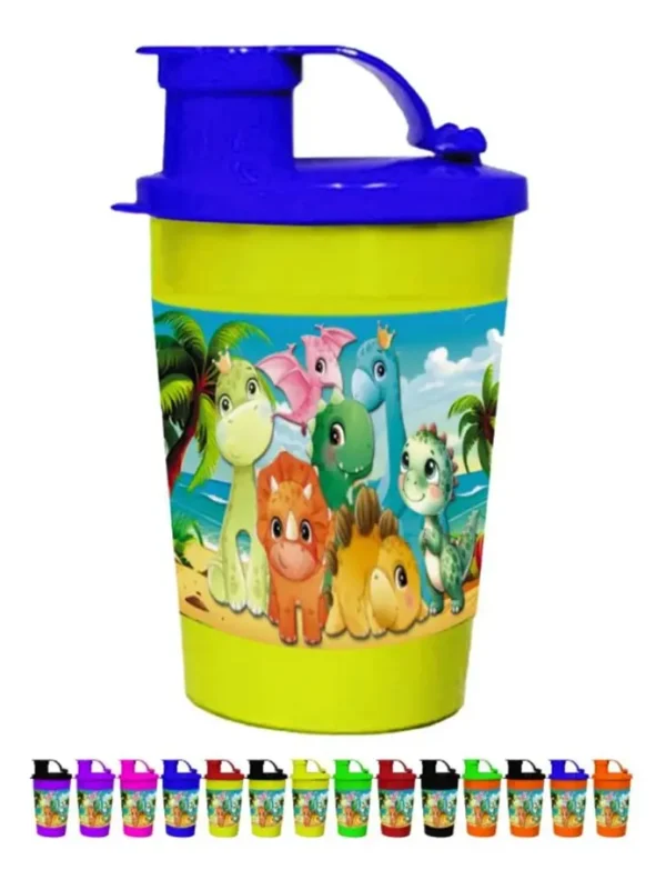 Vaso Pitillo Sorpresa Dinosaurio Bebe X15 Termo Fiesta