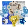 Kit De Decoración Fiestas Temática Real Madrid 24pzas