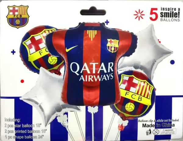 Kit Decoración Barcelona Fc Barca X 12 + Bouquet + Cortinas