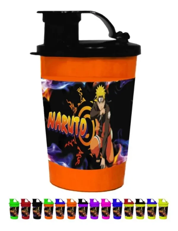 Vaso Pitillo Sorpresa Naruto X12 Termo Fiesta Infantil