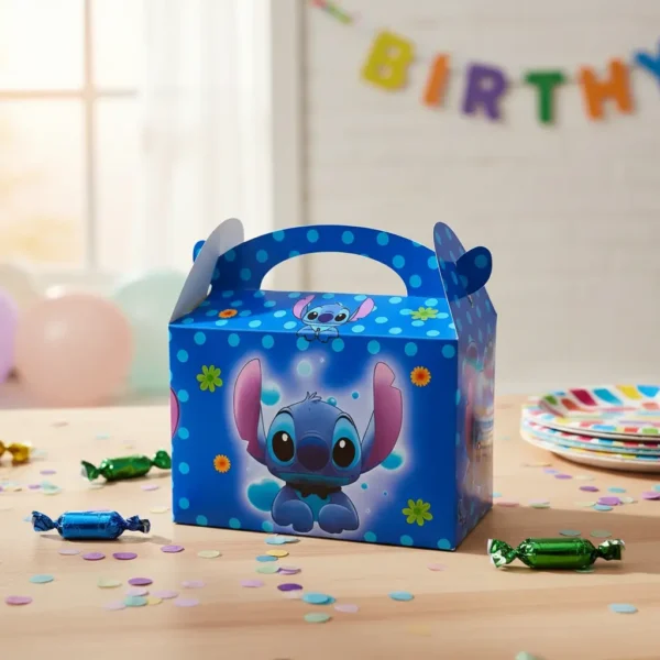D_NQ_NP_2X_922637-MLA104024311829_012026-F Cajas Para Sorpresas X6u Cumpleaños Stitch Azul