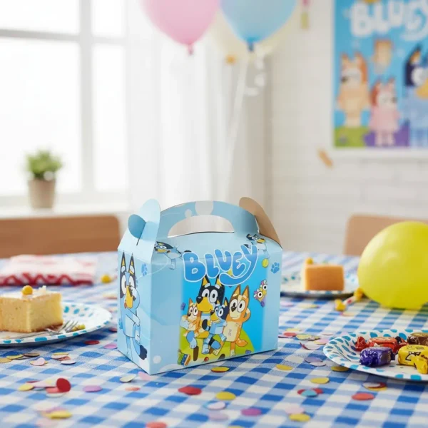 Cajas Sorpresa Temática Bluey X6 Unidades Cumpleaños