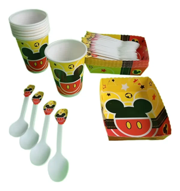 Kit Decoración Infantil Mickey Orejas 12inv Leer Descripción