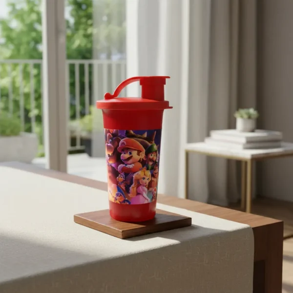Vaso Pitillo Sorpresa Mario Bros X12 Termo Fiesta Infantil
