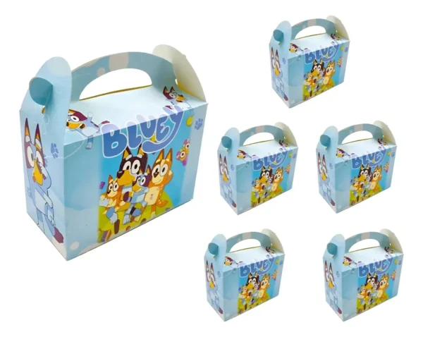 Cajas Para Sorpresas X18und Cumpleaños Bluey Y Bingo