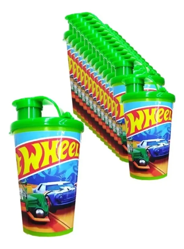D_NQ_NP_2X_937201-MCO101494963775_122025-F Vaso Pitillo Sorpresa Hot Wheels X12 Termo Fiesta Infantil