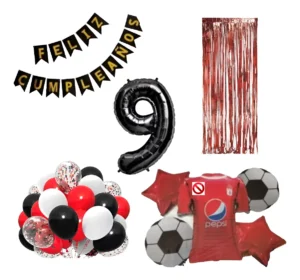 D_NQ_NP_2X_938697-MCO93186930903_092025-F Kit Decoración Futbol América Número A Elección+ 20latex