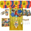 Kit Globos Fiesta Goku Dragon Ball Z Cortina Mantel