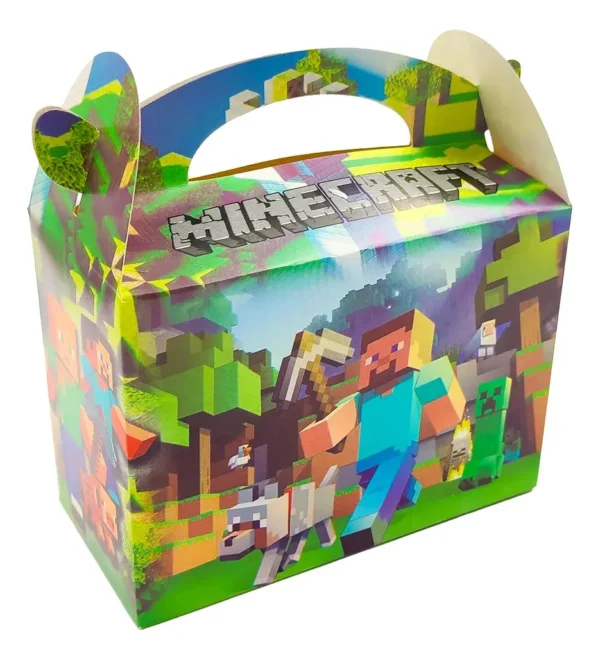 Caja Cajita Feliz Sorpresa X12 Unidades Minero Juego Bloques